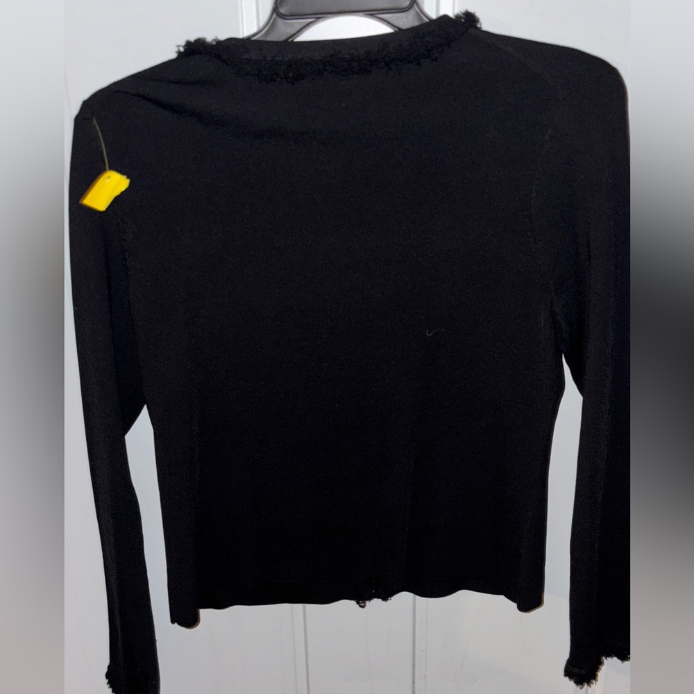 Grace Elements Elegant Black Cardigan~Fits better as a large - Picture 6 of 6